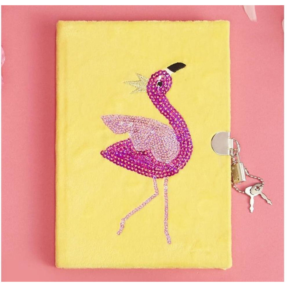 Flamingo Plush Diary - BFF Here