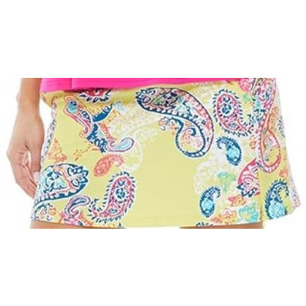 Tessa Skort in Yellow Paisley -- Choice of Size - BFF Here