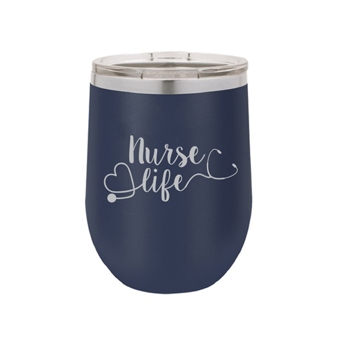 Nurse Life Navy Tumbler - BFF Here