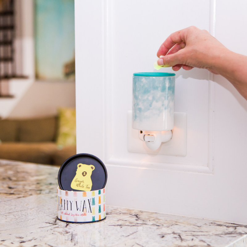 Happy Wax Outlet Warmer  -- Watercolor - BFF Here