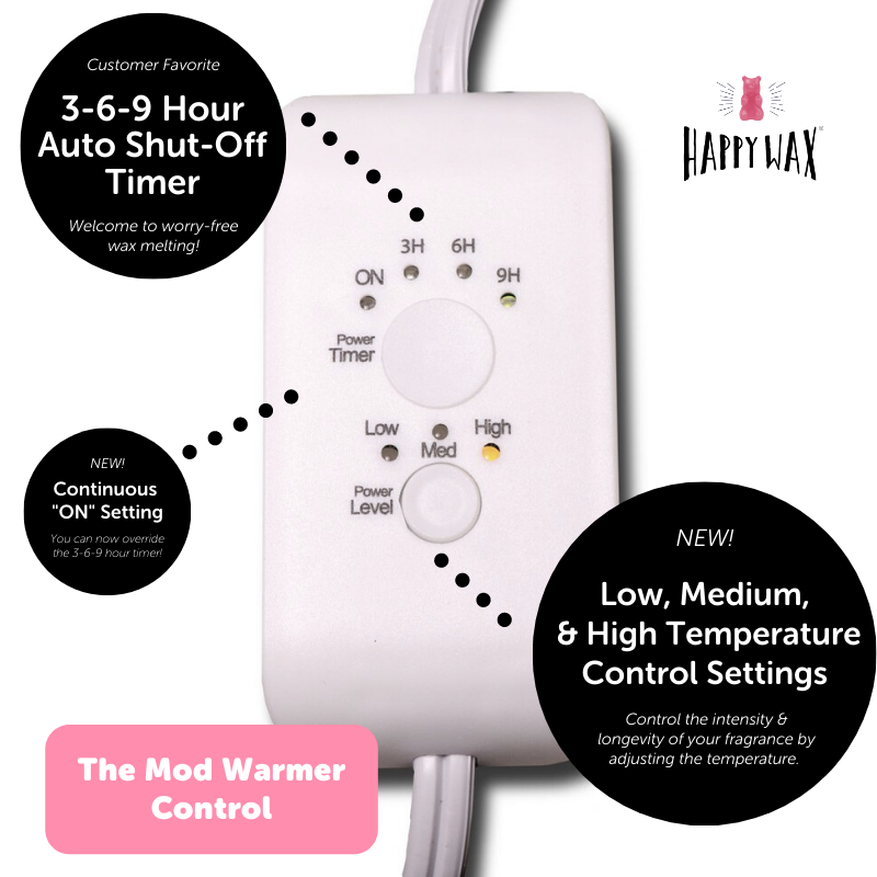 Mod Wax Warmer by Happy Wax - Marble - BFF Here