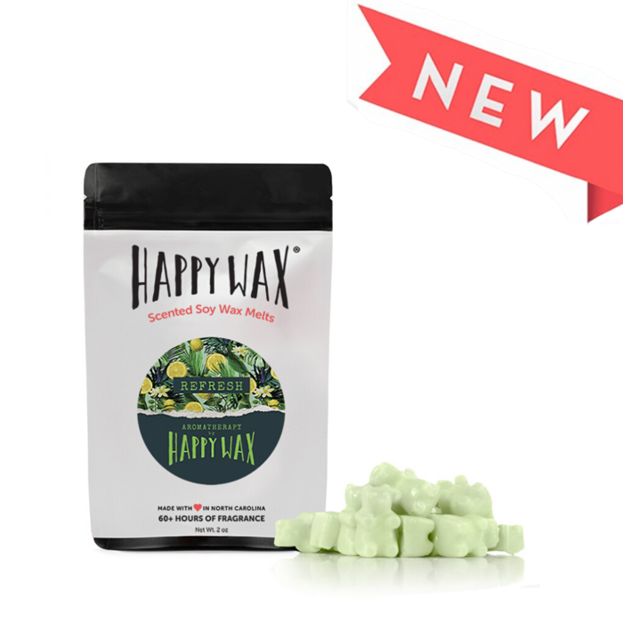 Happy Wax Soy Melts --  Aromatherapy "Refresh" - BFF Here