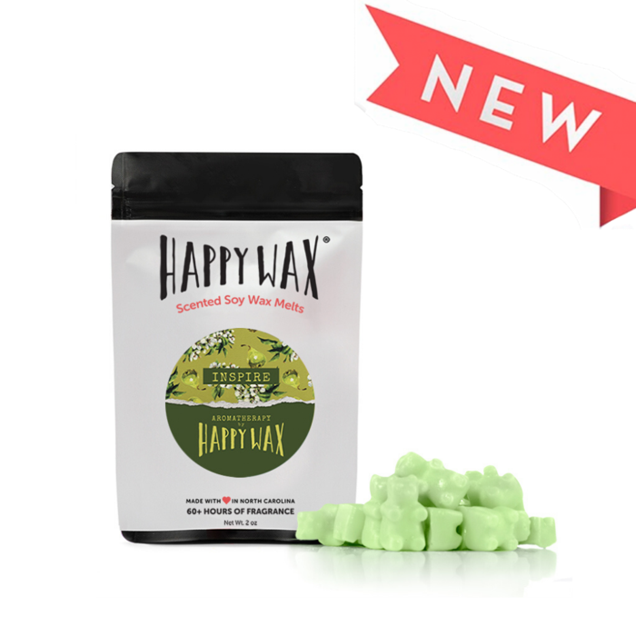 Happy Wax Soy Melts --  Aromatherapy "Inspire" - BFF Here