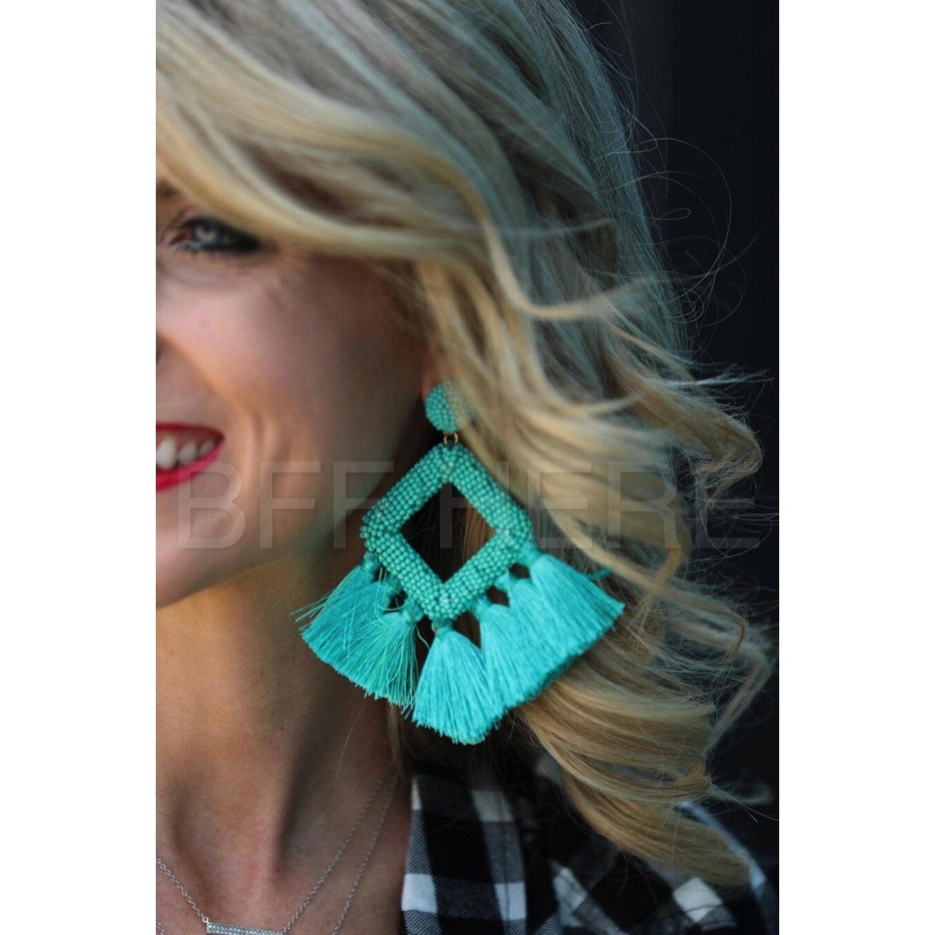 Ellie Fringe Drop Earrings - BFF Here