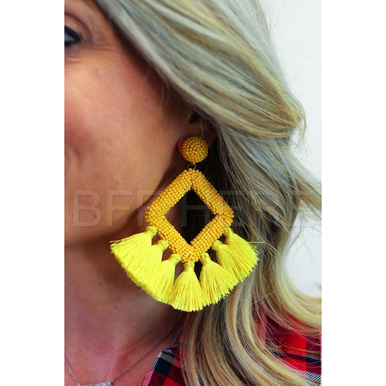 Ellie Fringe Drop Earrings - BFF Here