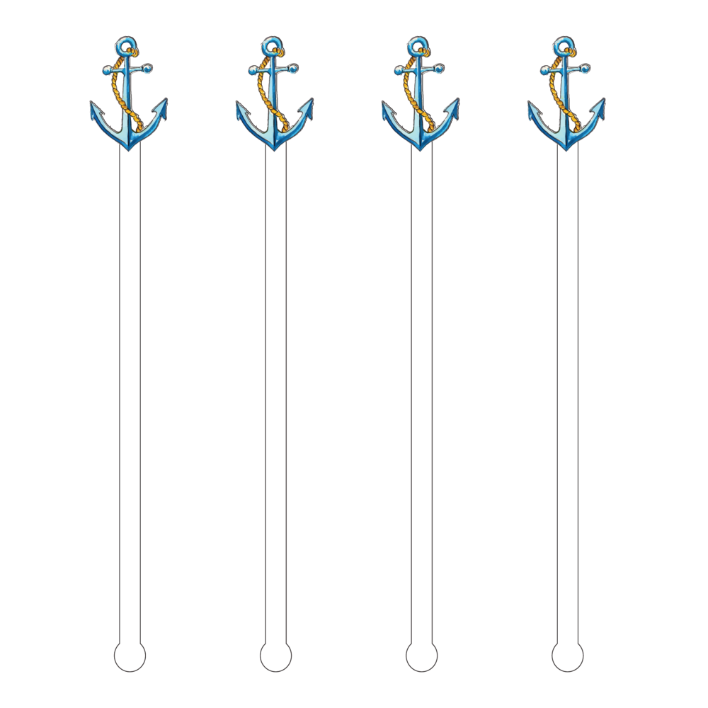Nautical Stir Sticks -- Choice of Style - BFF Here