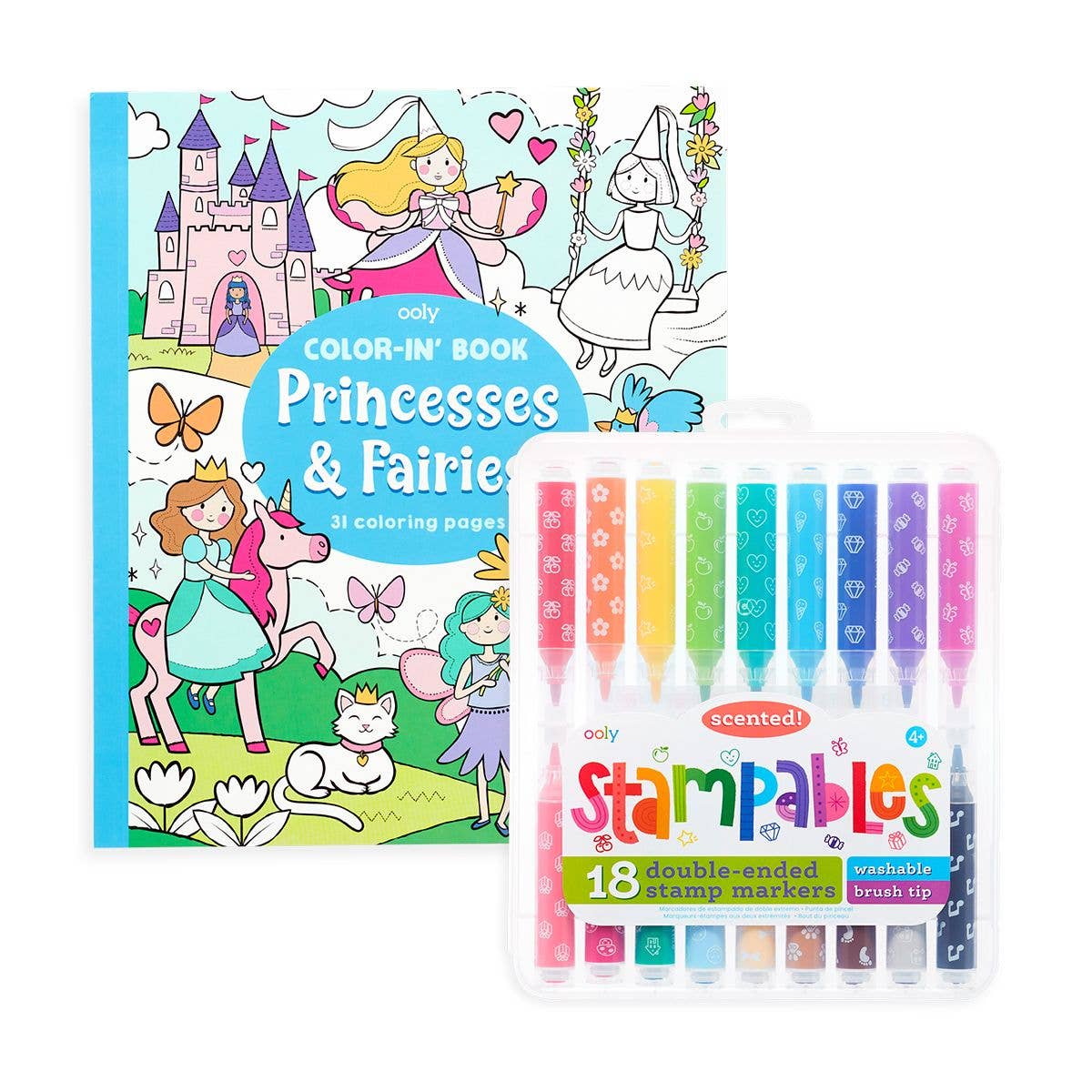 Princesses & Fairies Stampables Coloring Pack - BFF Here