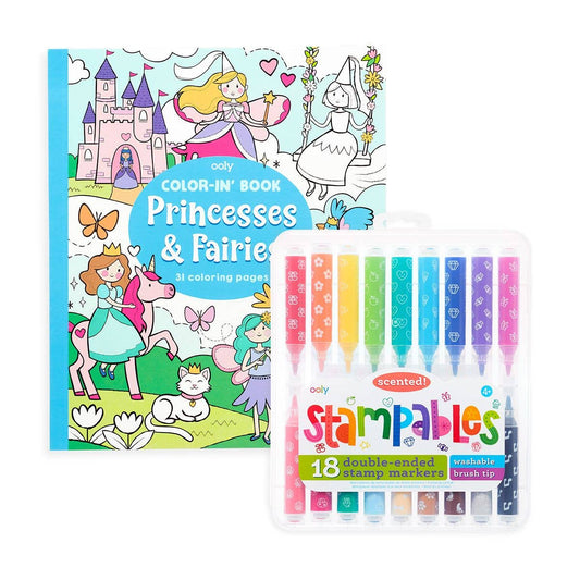 Princesses & Fairies Stampables Coloring Pack - BFF Here