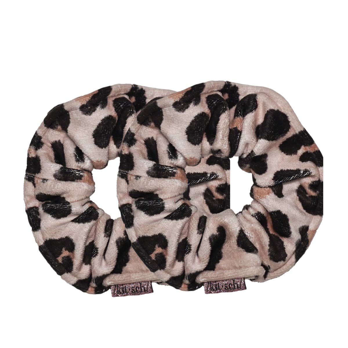 Leopard Microfiber Towel Scrunchies - BFF Here