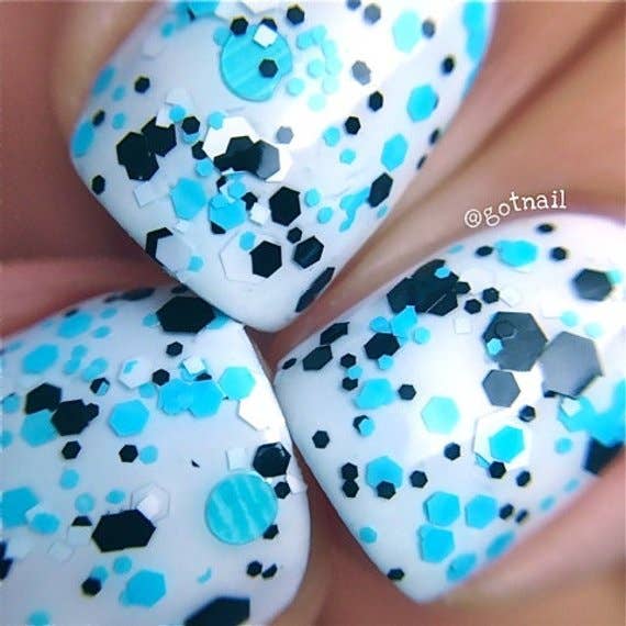 Spiltter Splatter - Polka Dot Nail Polish - BFF Here