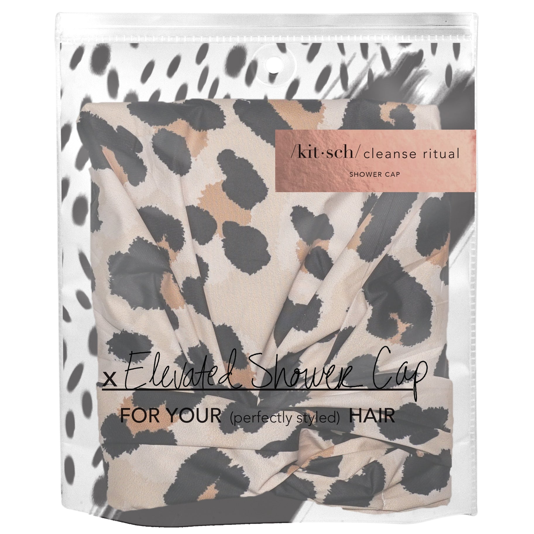 Luxe Shower Cap - Leopard - BFF Here