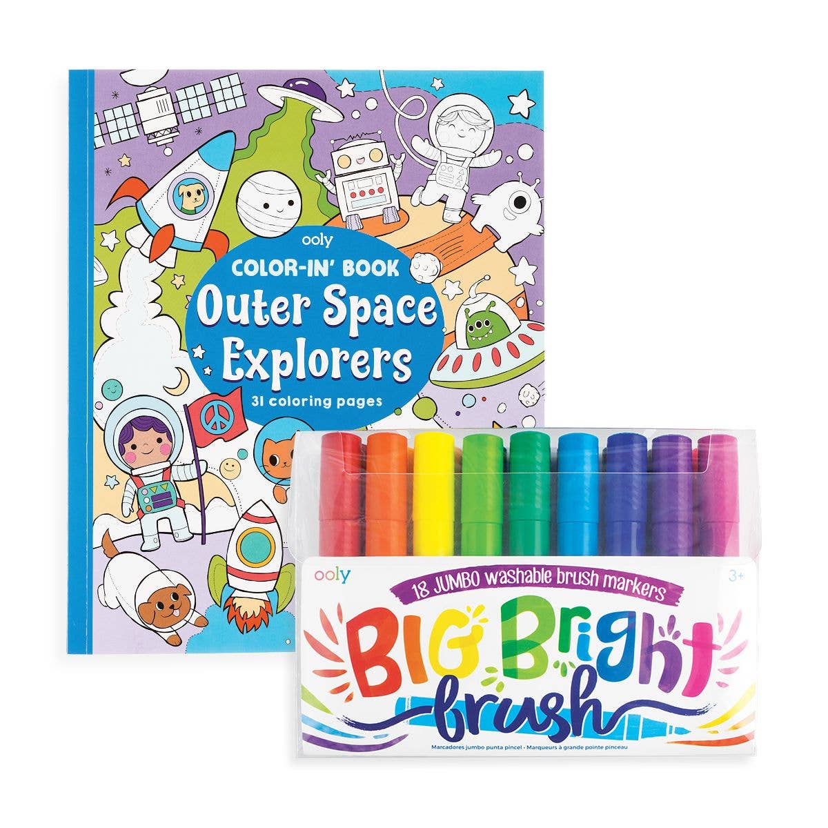 Big & Bright Outer Space Coloring Pack - BFF Here