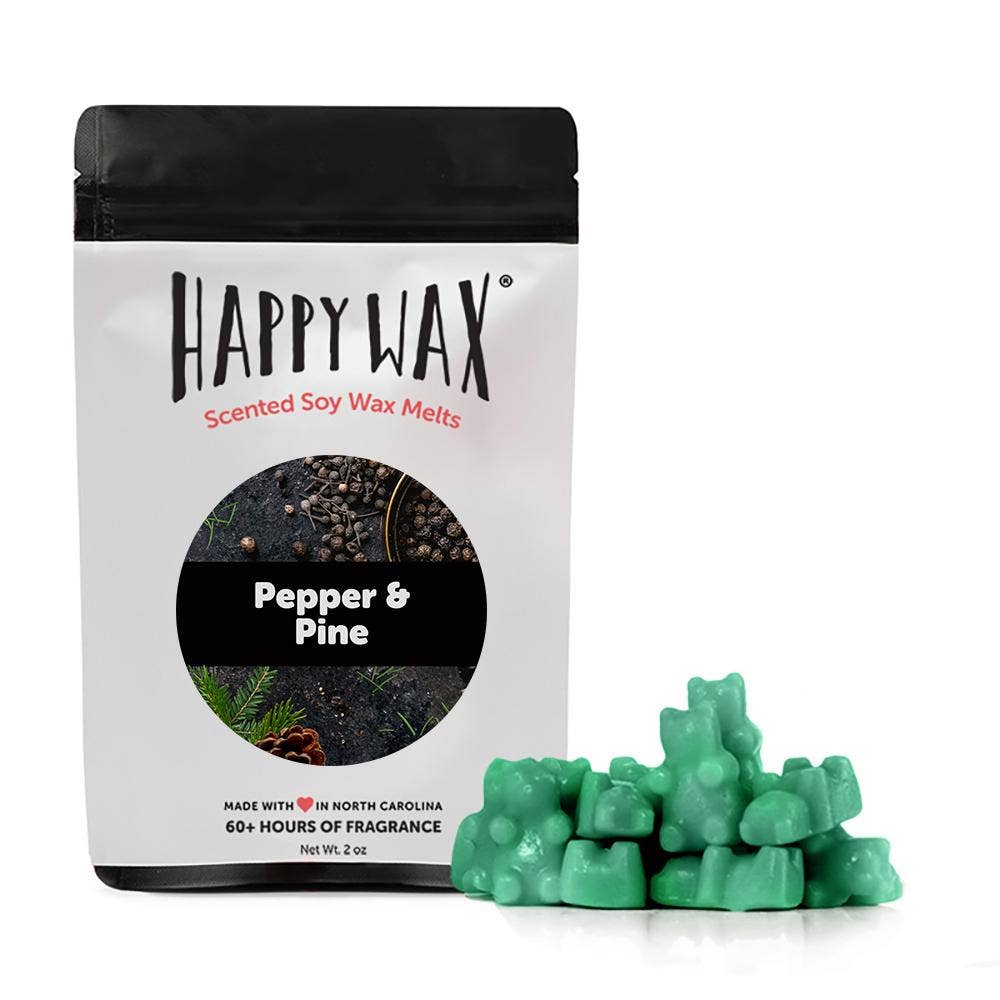 Happy Wax Soy Melts -- Pepper and Pine - BFF Here