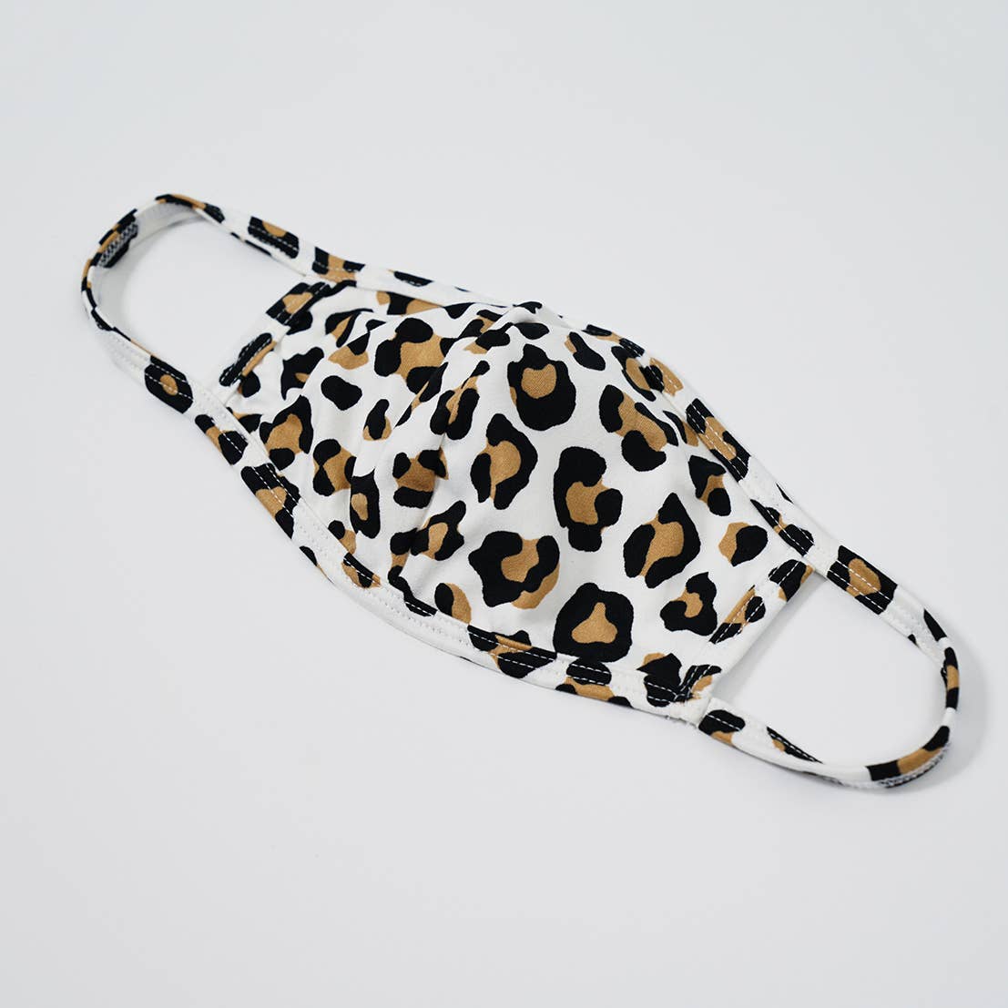 Ivory Leopard Face Mask - Adult - BFF Here