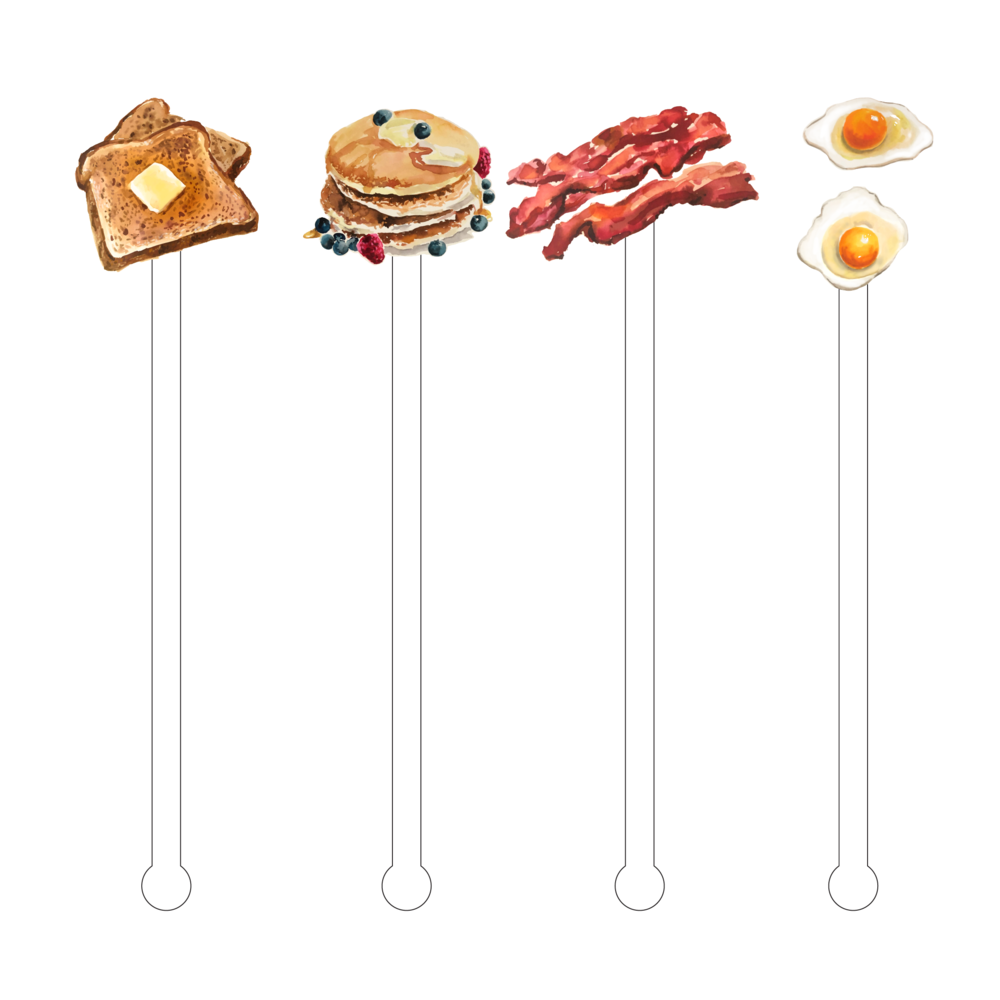 Breakfast Buffet Stir Sticks - BFF Here
