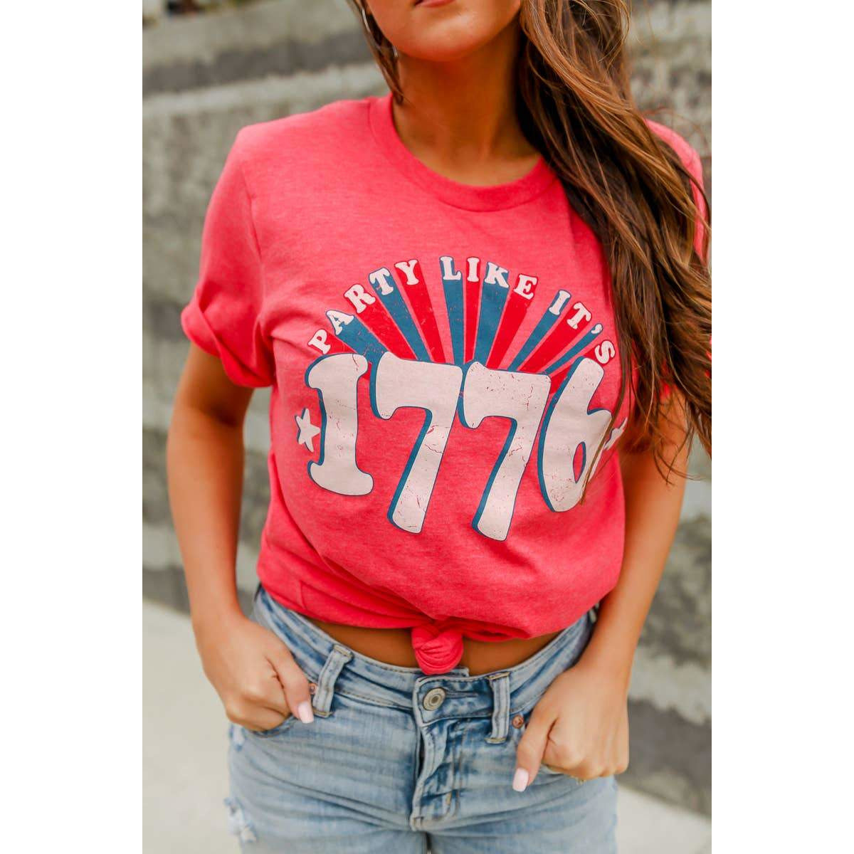 Party Like It's 1776 Graphic Tee - BFF Here