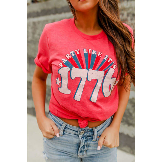 Party Like It's 1776 Graphic Tee - BFF Here