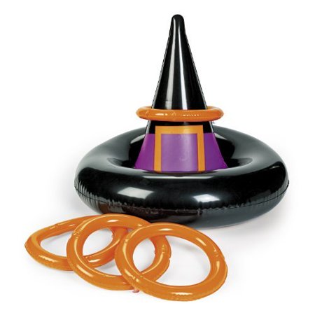 Inflatable Witch Hat Ring Toss Halloween Game - BFF Here