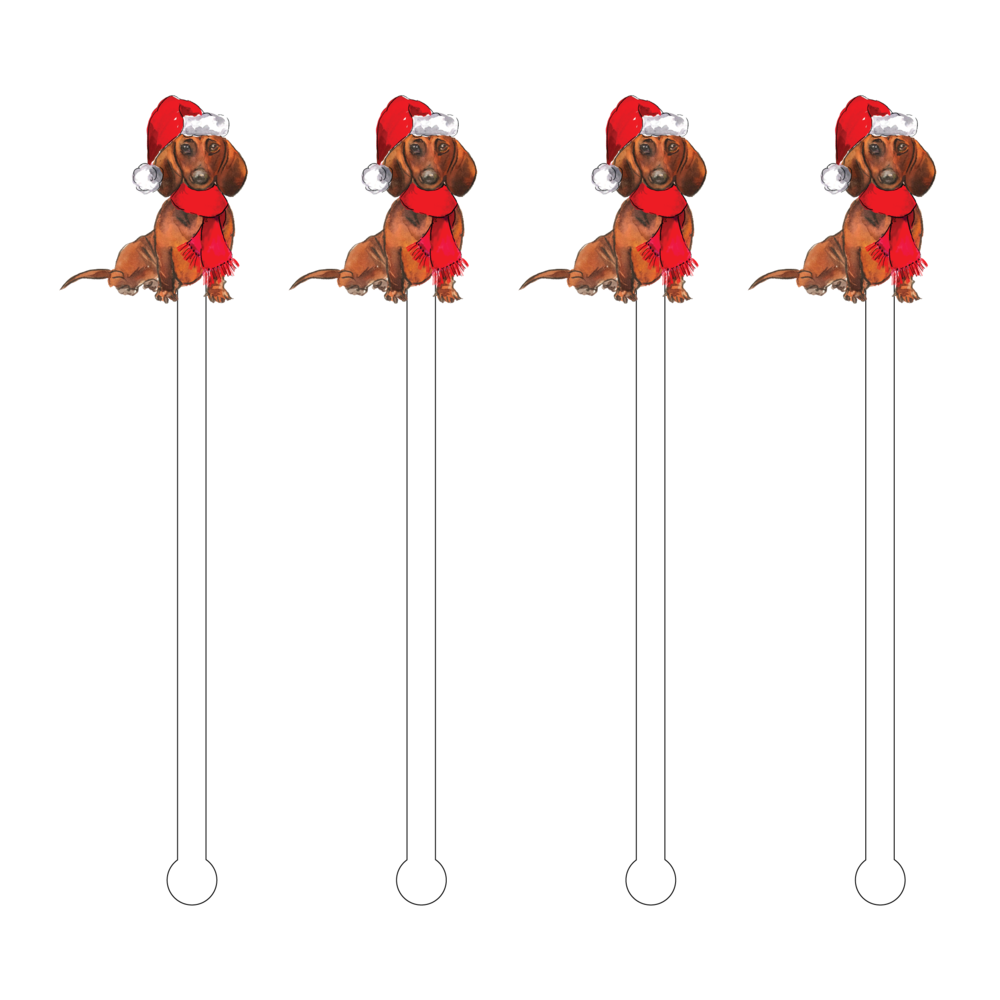 Holiday Dog Stir Sticks -- Choice of Breed - BFF Here