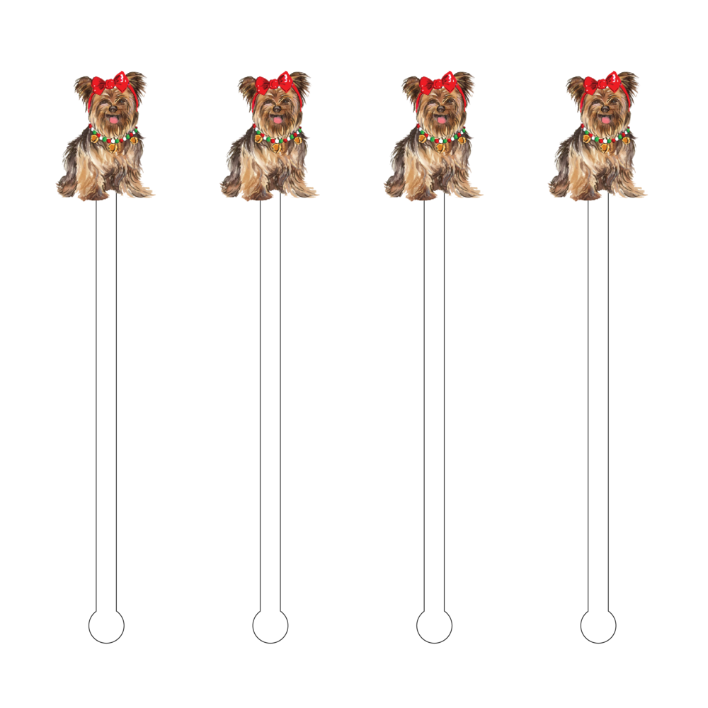 Holiday Dog Stir Sticks -- Choice of Breed - BFF Here