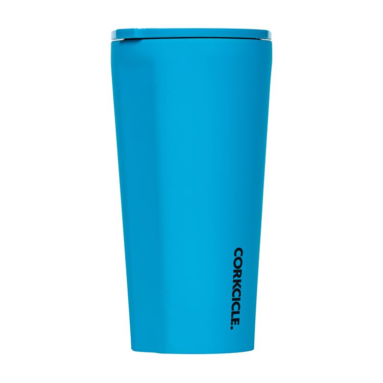 16oz Tumbler By Corkcicle  -- Neon Blue - BFF Here