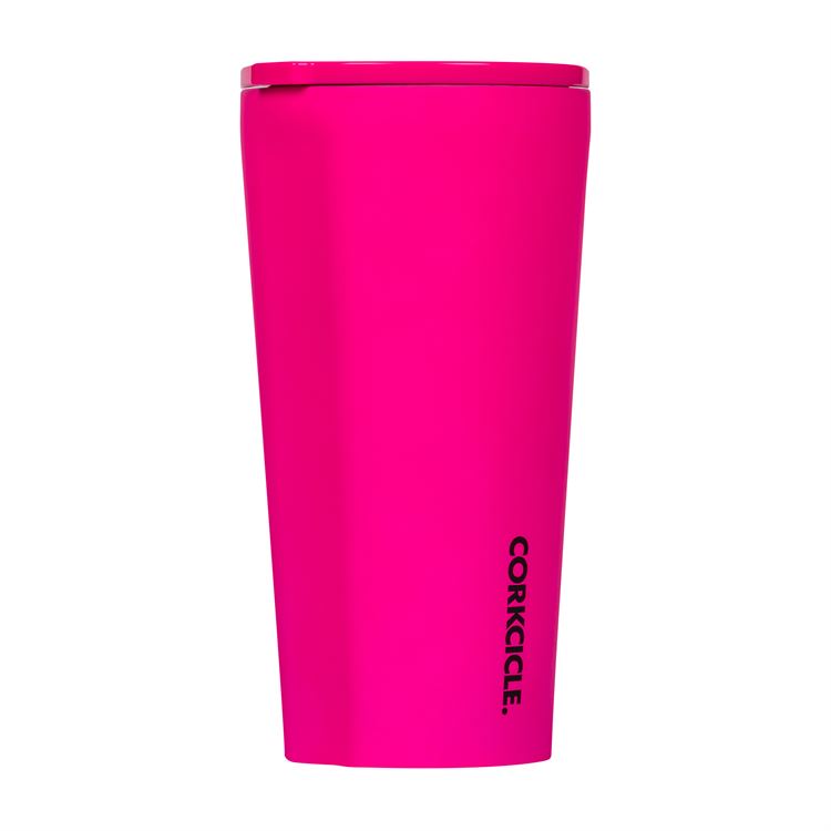 16oz Tumbler By Corkcicle  -- Neon Pink - BFF Here