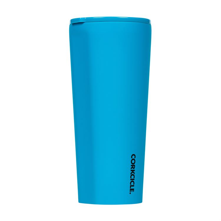 24oz Tumbler By Corkcicle -- Neon Blue - BFF Here