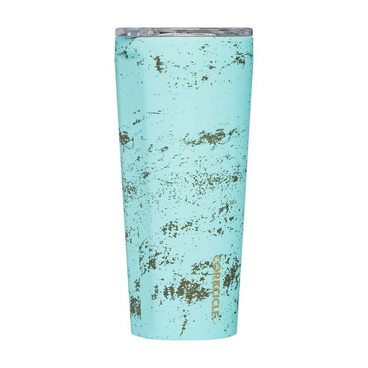 24oz Tumbler By Corkcicle  -- Bali Blue - BFF Here