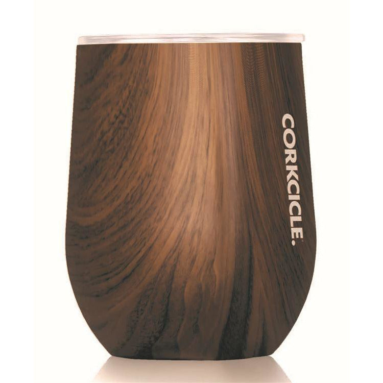 12oz Stemless By Corkcicle -- Walnut - BFF Here