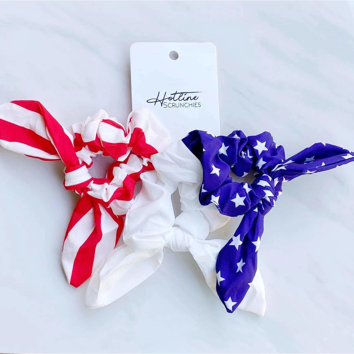 Hotline Scrunchies -- Freedom Scrunchie Set - BFF Here