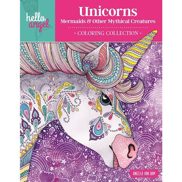 Unicorn, Mermaids Coloring Book - BFF Here