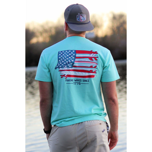 Making Waves Since 1776 Shirt - BFF Here