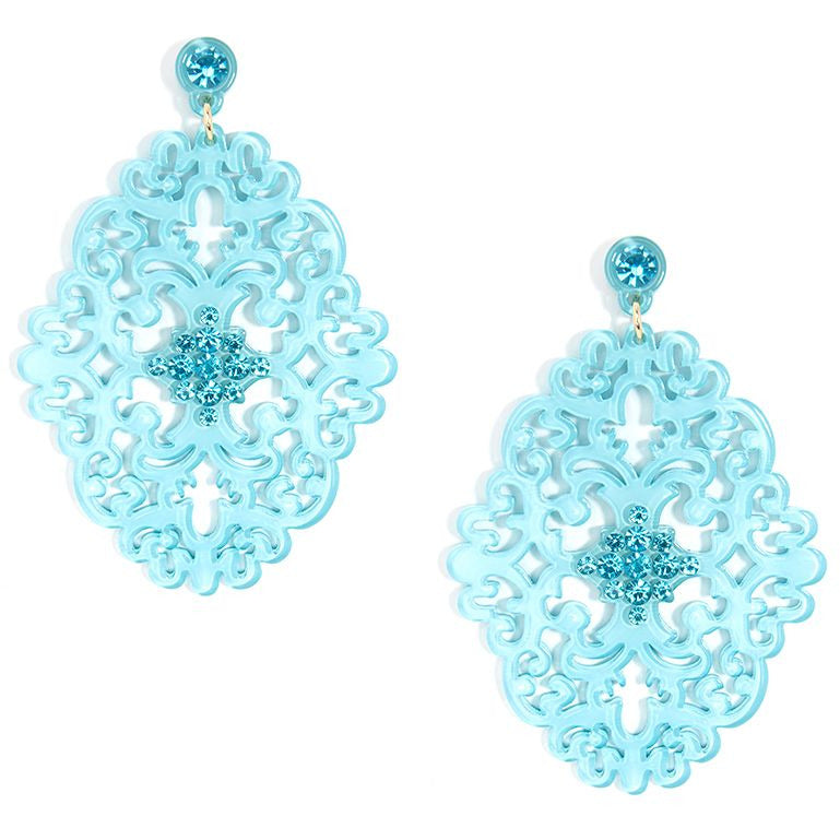 Brocade Crystal Earring - BFF Here