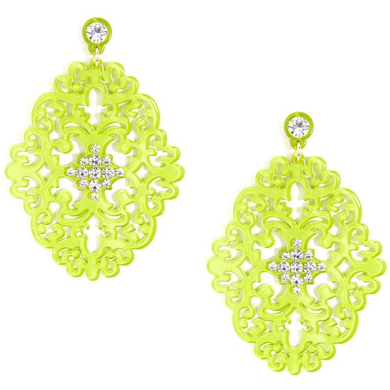 Brocade Crystal Earring - BFF Here