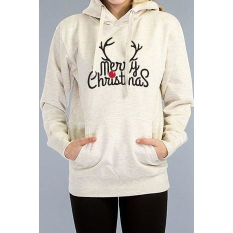 Merry Christmas Sweatshirt -- Choice of Size - BFF Here