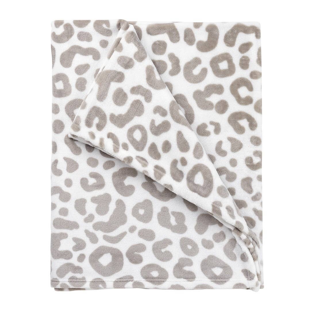 Natural Leopard Blanket - BFF Here