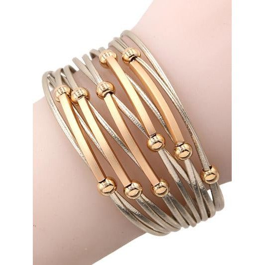 Maggie Bracelet -- Gold - BFF Here