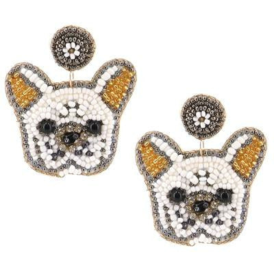 French Bulldog Earrings - BFF Here