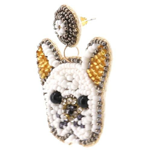 French Bulldog Earrings - BFF Here