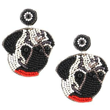 Pug Earrings - BFF Here