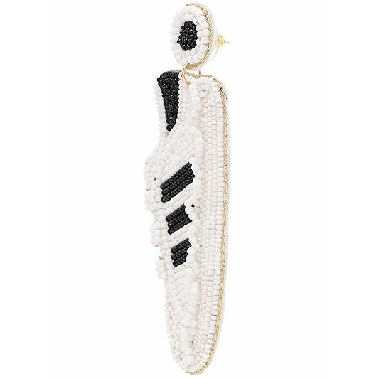 Sneakers Seed Bead Earrings - BFF Here