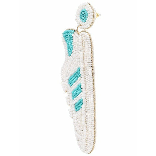 Sneakers Seed Bead Earrings - BFF Here