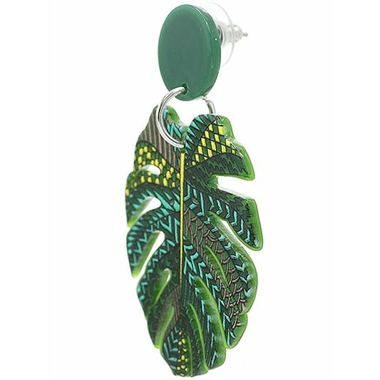 Palm Leaf Earrings - BFF Here