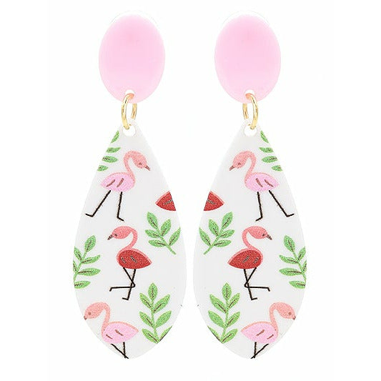 Flamingo Friends Earrings - BFF Here