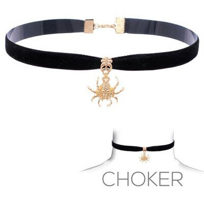 Spider Choker Necklace - BFF Here