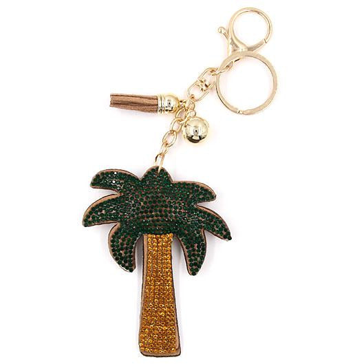 Palm Tree Keychain - BFF Here