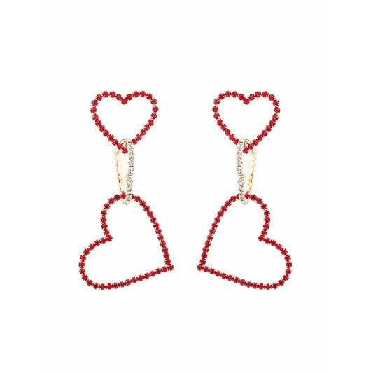 Cecilia Triple Heart Earrings - BFF Here