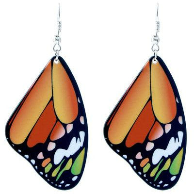 Orange Butterfly Earrings - BFF Here