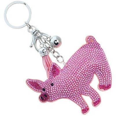 Pink Piggy Keychain - BFF Here