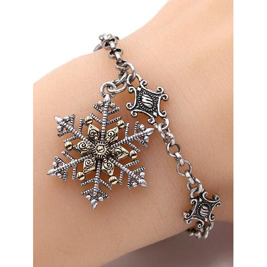 Tailored Snowflake Charm Bracelet - BFF Here